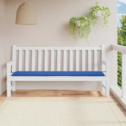 Cuscino per Panca Blu Reale 200x50x4 cm in Tessuto Oxford