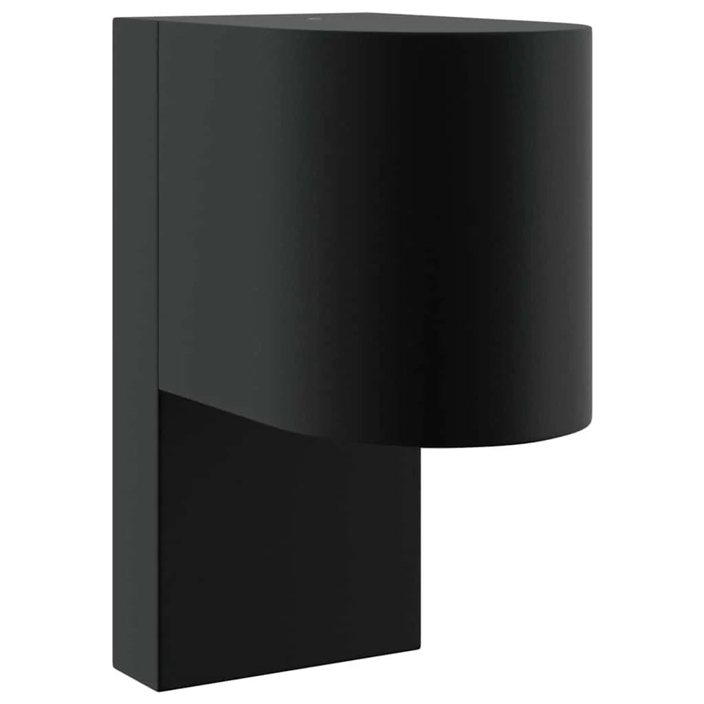 Applique da esterno moderna resistente alle intemperie 12 x 7 x 15 cm acciaio inox nero 02_0056527