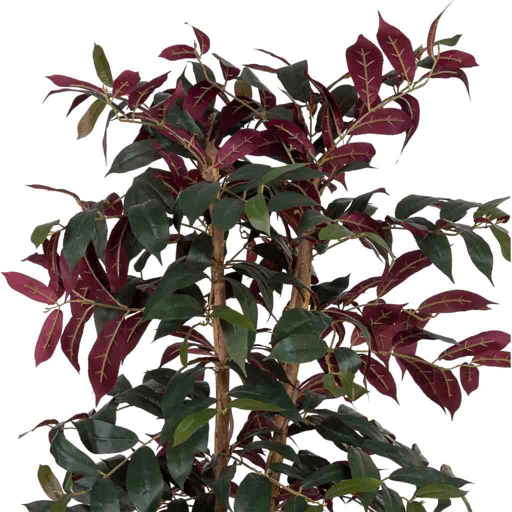 Tidback artificiale decorativo con 460 foglie verde 65x65x115