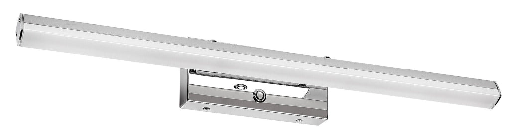 Applique bagno LED 13W CCT dimmer IP44 cromo Turgon
