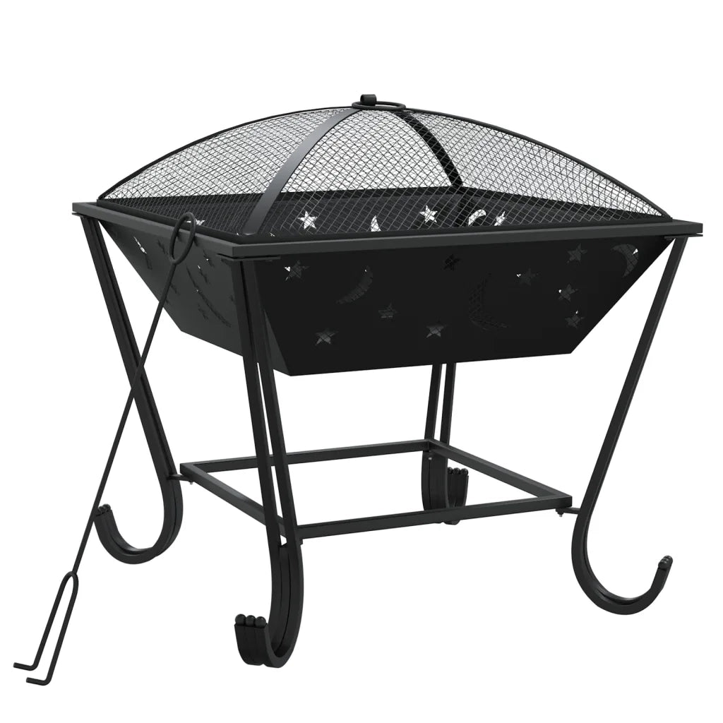 Braciere con Attizzatoio 50 cm XXL in Acciaio CFW8880381