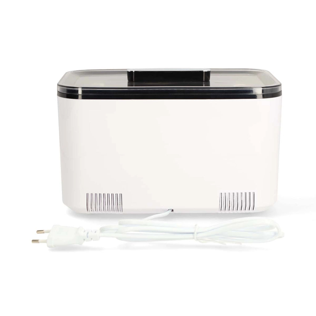 Pulitore Gioielli 1800 ml LED a ultrasuoni con Timer Bianco Nedis