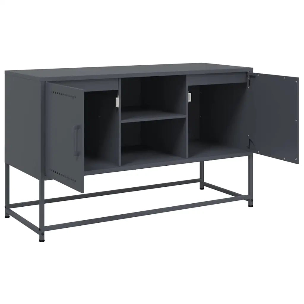 Mobile TV Antracite 100,5x39x60,5 cm in Acciaio 846514