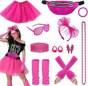 Outfit accessori per donne con tutù, cintura per capelli, orecchini e altro (11 pezzi)
