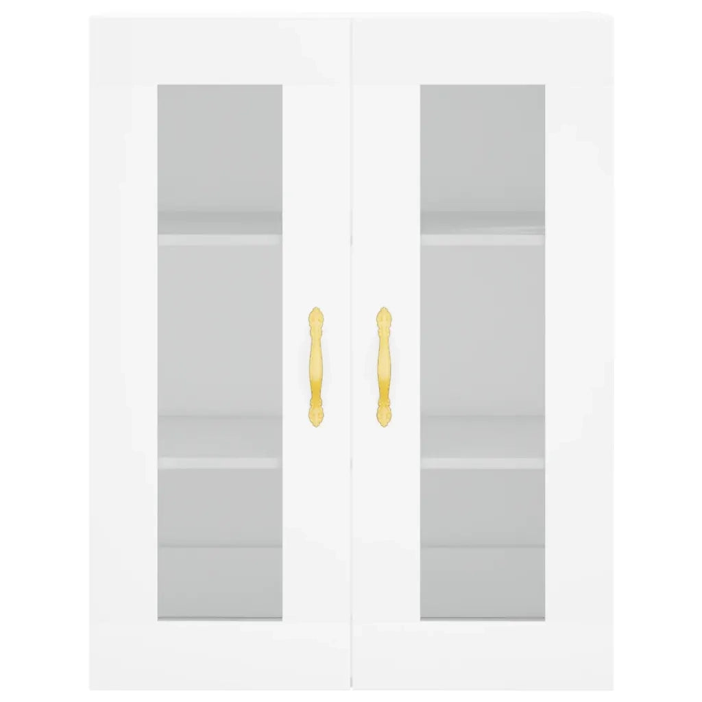Credenza Bianca 69,5x34x180 cm in Legno Multistrato 3198321