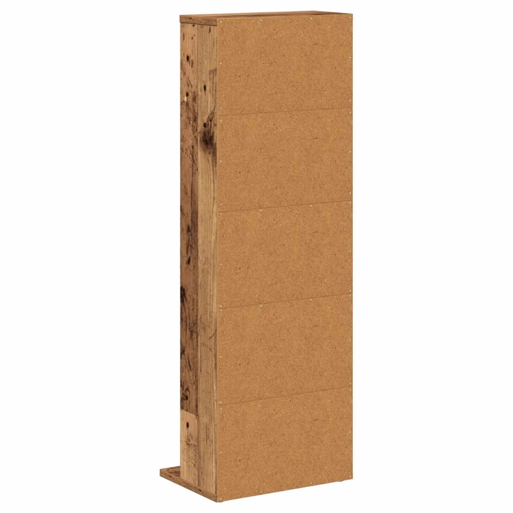 Mobile per CD Legno antico 33 x 23,5 x 97,5 cm 8012702