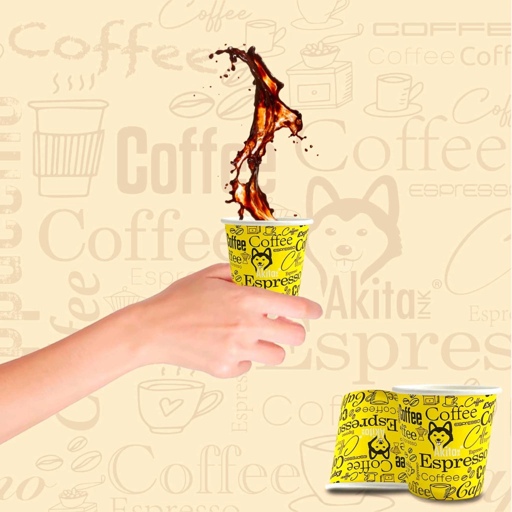 Akitaink 1000 Bicchieri Carta Caffe Monouso Eco