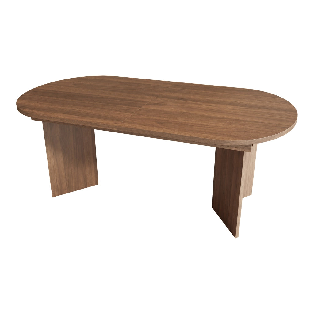 Tavolo da pranzo allungabile 140/180 x 90 cm, 4-8 posti, finitura noce, piano 18 mm