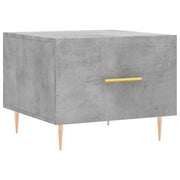 Tavolino salotto | Tavolino da caff¨¨ | Tavolino da Soggiorno Grigio Cemento 50x50x40 cm Legno Multistrato