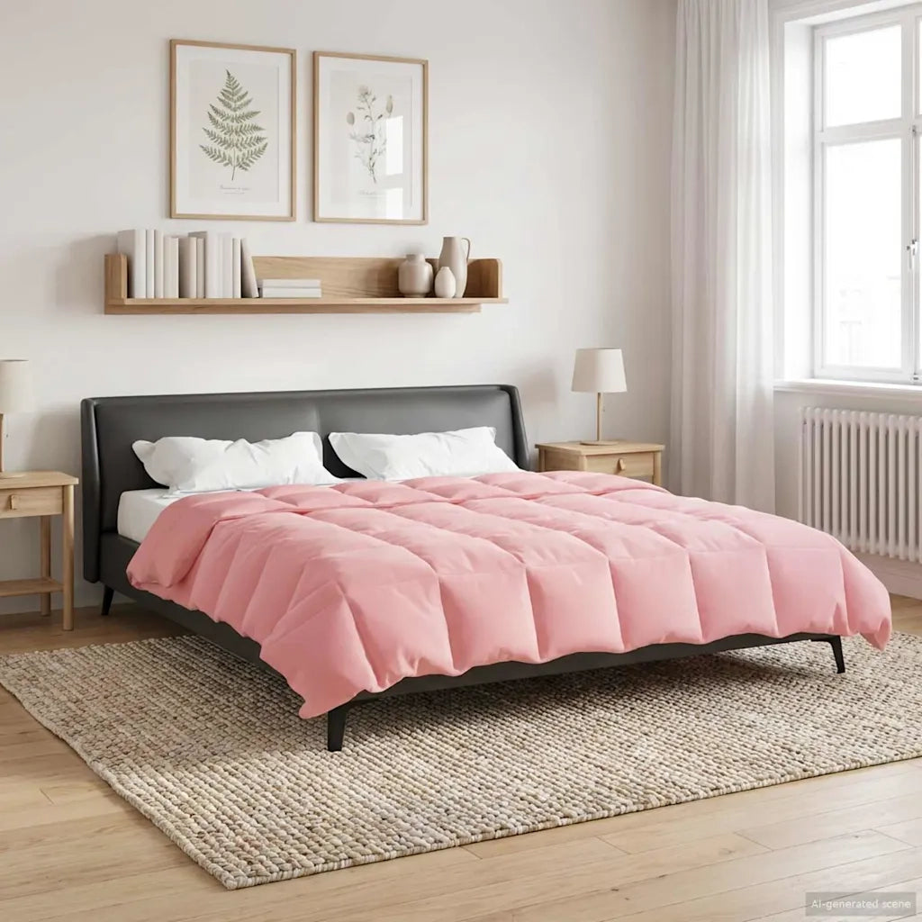 Duvet Invernale 200 x 220 cm Inverno Rosa Traspirante 42026117