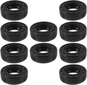 O-ring 12x22x7mm - 10 pezzi - Gomma Nitrile - Labbro Doppio - O-ring per Olio - Afdichtaggio con Molla