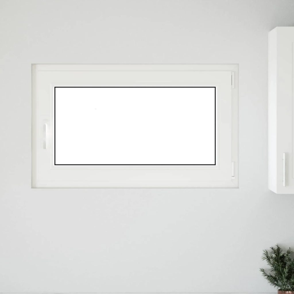 Finestra per Soffitta RISOR 100 x 60 cm PVC e Vetro Bianco CFW5805097