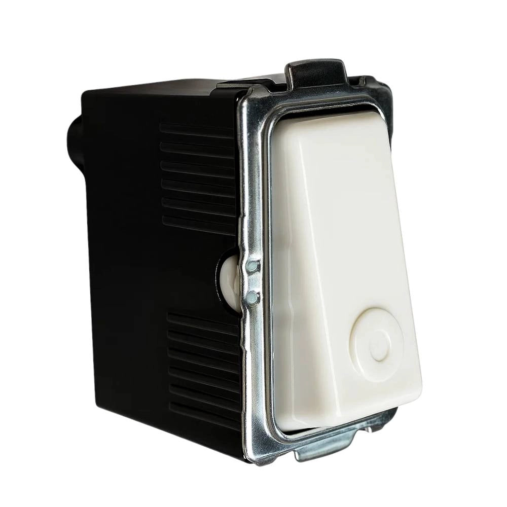 Pulsante campanello marlanvil venus 16a 250v bianco compatibile bticino magic