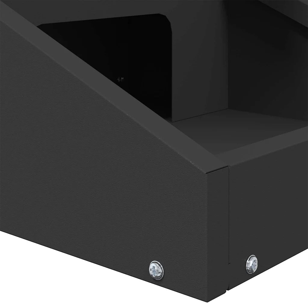 Mangiatore per cervi Nero 28 x 30 x 80 cm CFW7602295