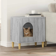 Casa per Gatti Grigio Sonoma 51 x 30 x 52 cm 8000668