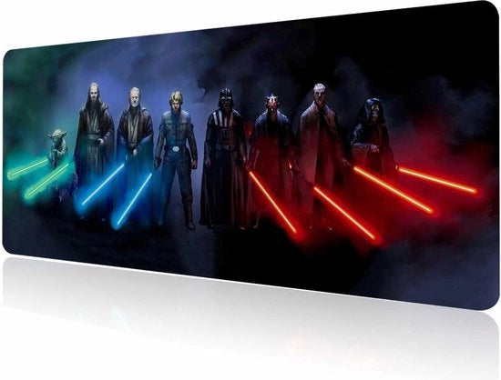Matrice da gioco extra grande con base antiscivolo in gomma - bordi rigidi - supporto lavabile per scrivania - trasportabile - combinatore tastiera e mouse - 70 x 30 cm