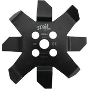 DISCO X DECESPUGLIATORE DENTI PIEGATI CUT 8 STARS  ACCIAIO DENTI 8 D.MM 250 S.MM 3,0