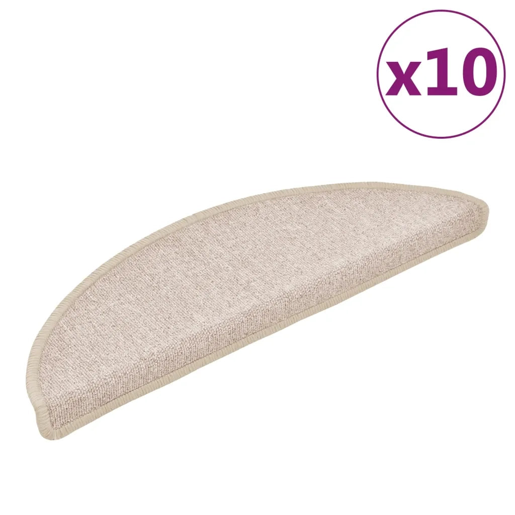 Tappetini per scale 10 pz 56x17x3 cm Talpa Semicircolari 149747
