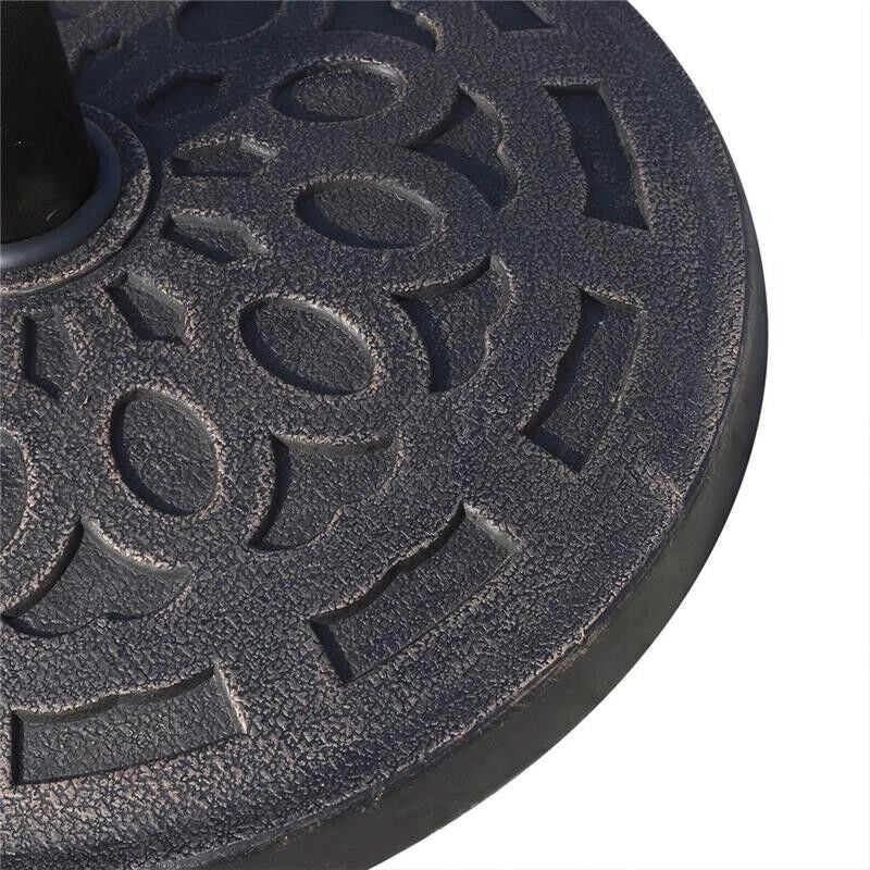 BASE PER OMBRELLONE DA 12 KG IN RESINA PER PALI 38-48MM COLORE BRONZO