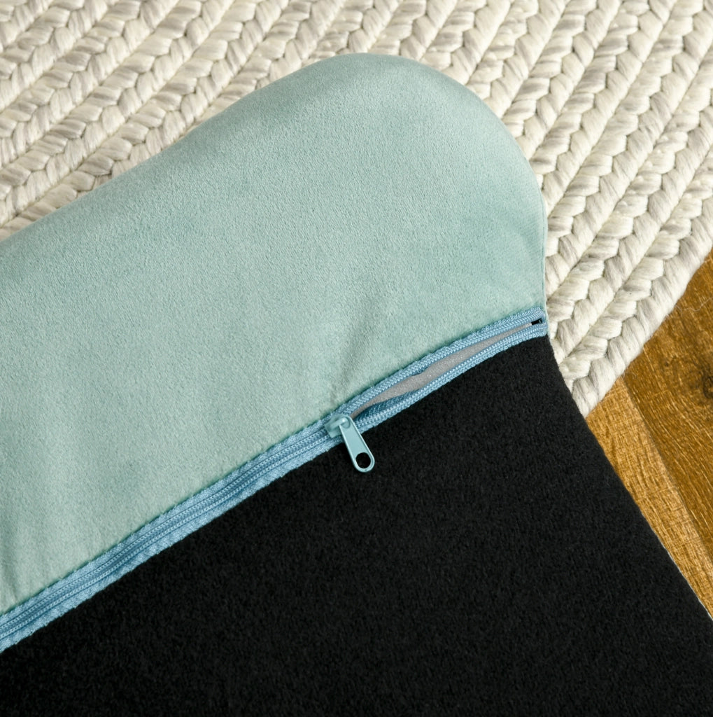 Divano per cani 98,5x60,5x35,5 cm in poliestere verde con schienale –