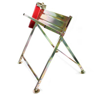 Cavalletto taglialegna per motosega pieghevole con guida copribarra