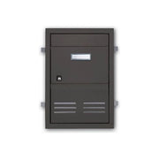 Alubox SC2GH Sportello da Incasso Alluminio Anodizzato per Esterno con Serratura 29x40 cm colore Ghisa