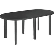 TAVOLO 180 PROGARDEN - PP ANTRACITE CM 180X90 H.CM 72
