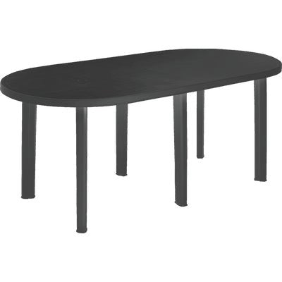 TAVOLO 180 PROGARDEN - PP ANTRACITE CM 180X90 H.CM 72
