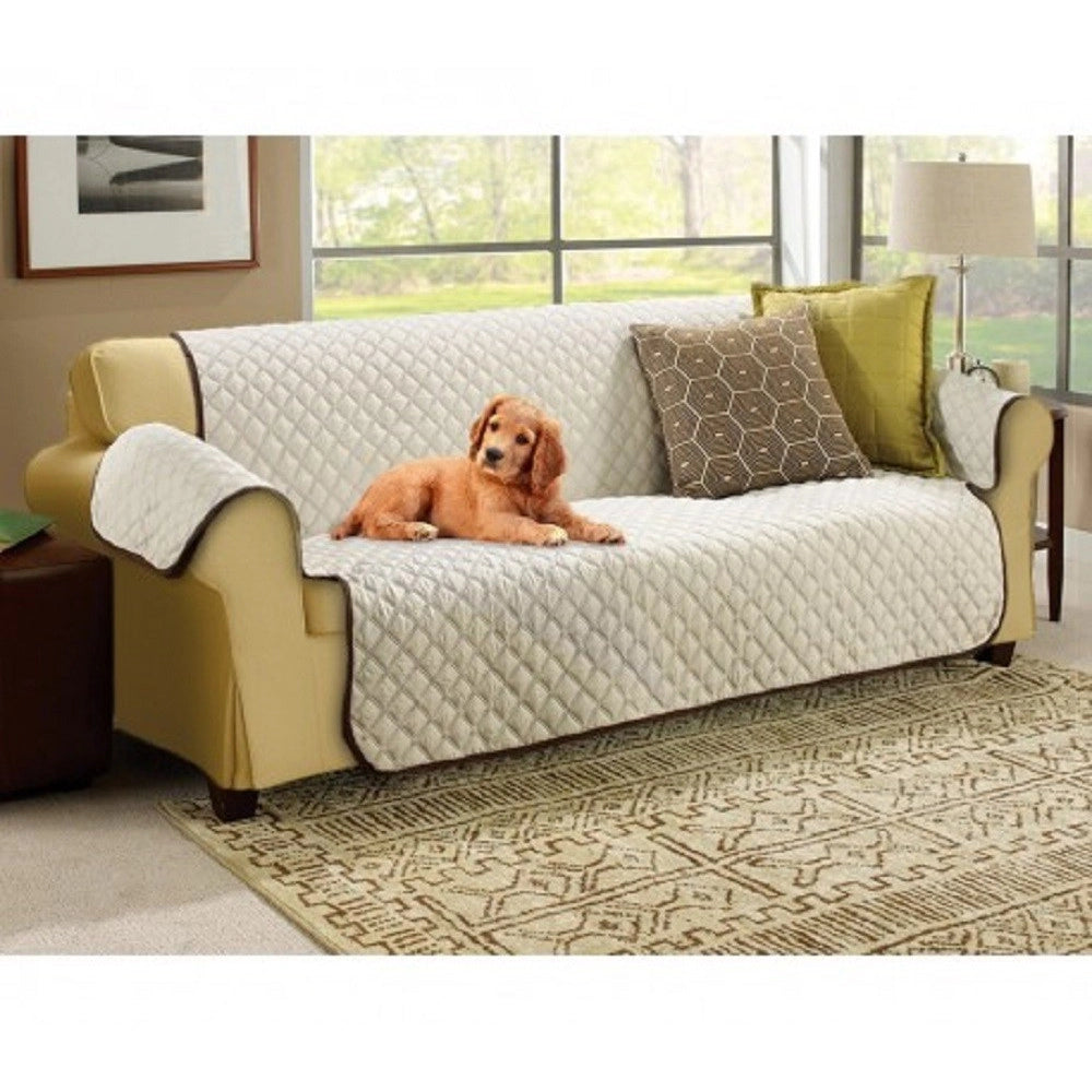 Trade Shop - Copridivano Double Face 2 Posti Per Animali Proteggi Da Peli 140 X 170 Cm -
