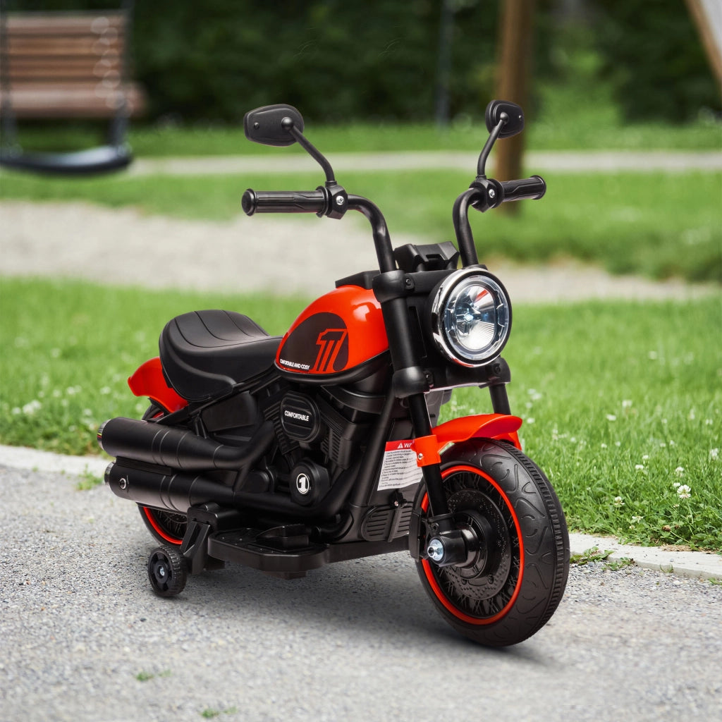 Moto Elettrica per Bambini con Luci LED ¨C zephmum ¨C 6V, Rosso