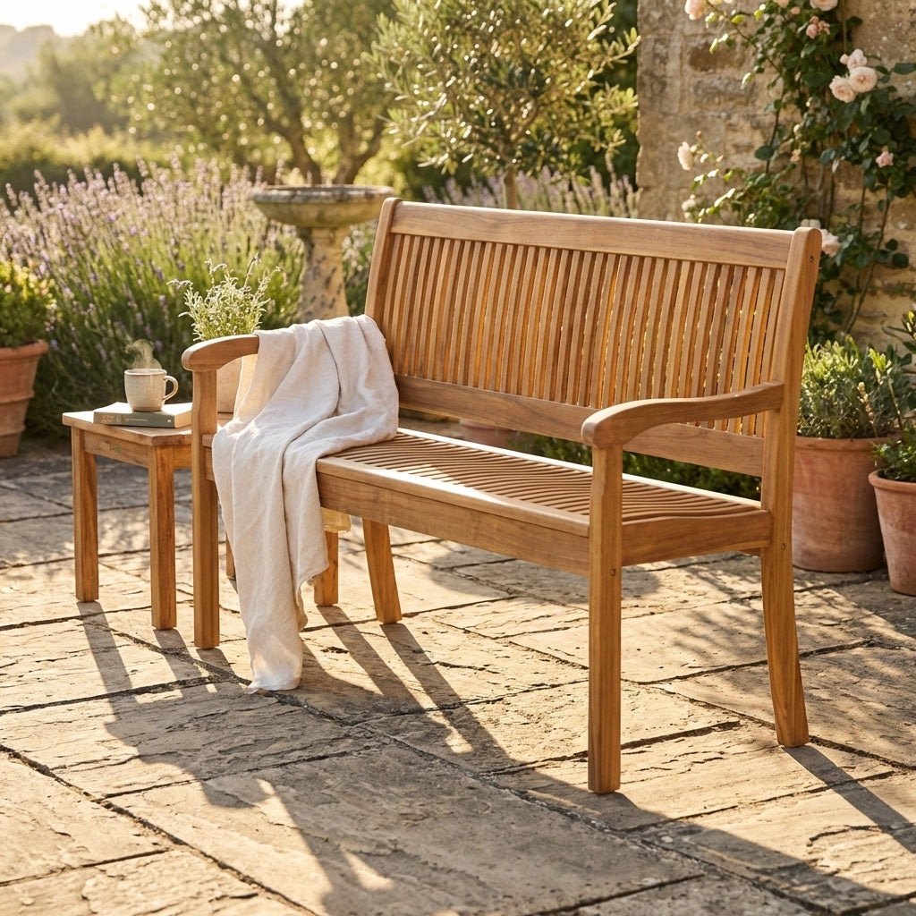 Panca da Giardino in Legno cm 158x88x62 - MARK