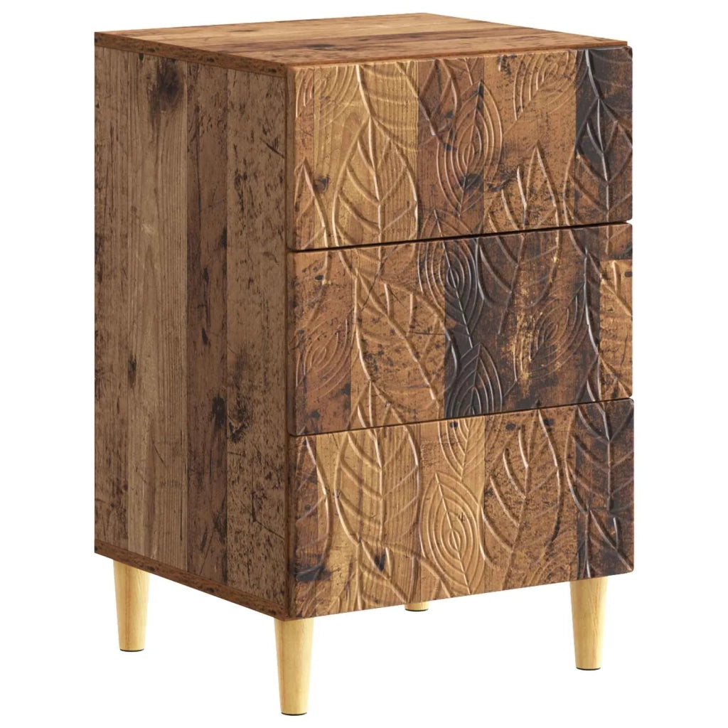 Comodino Legno antico 43 x 39,5 x 66,5 cm Legno ingegnerizzato 895023