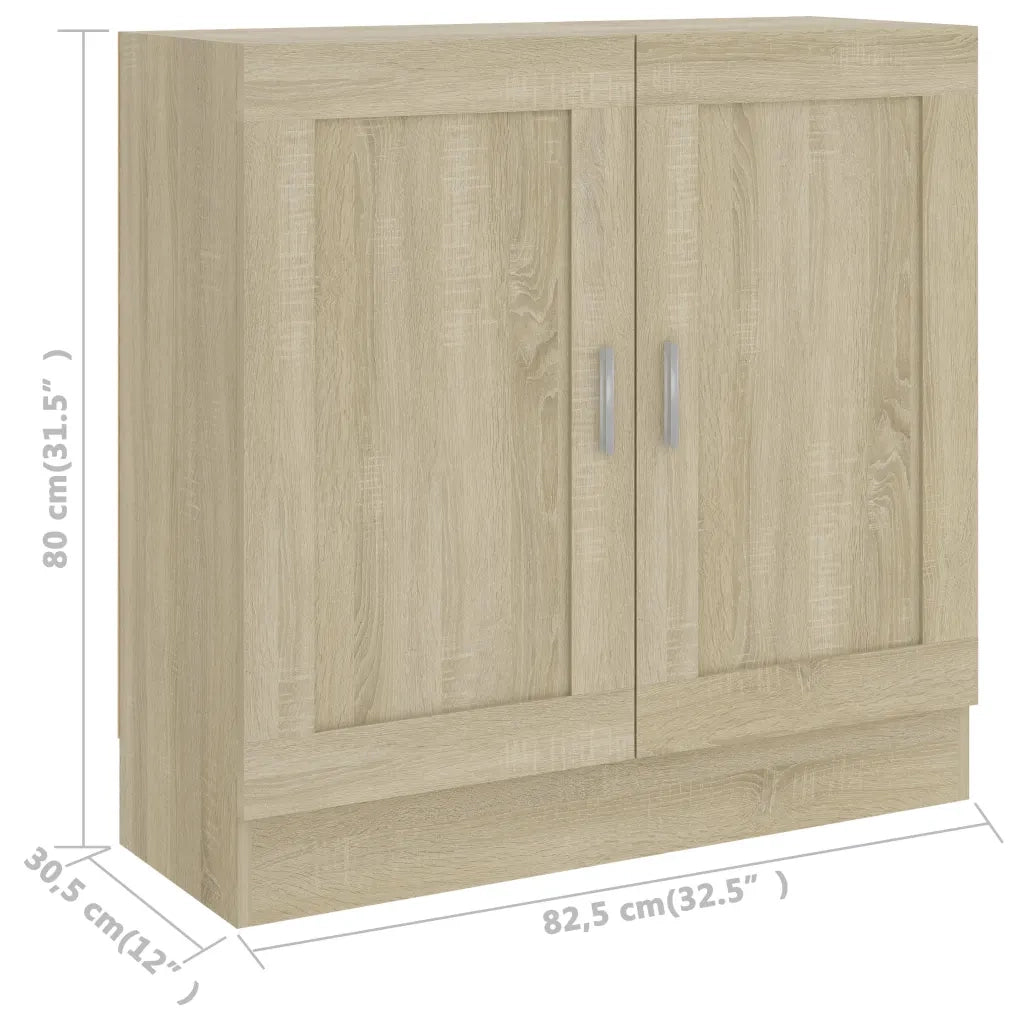 Libreria Rovere Sonoma 82,5x30,5x80 cm in Legno Multistrato 802708