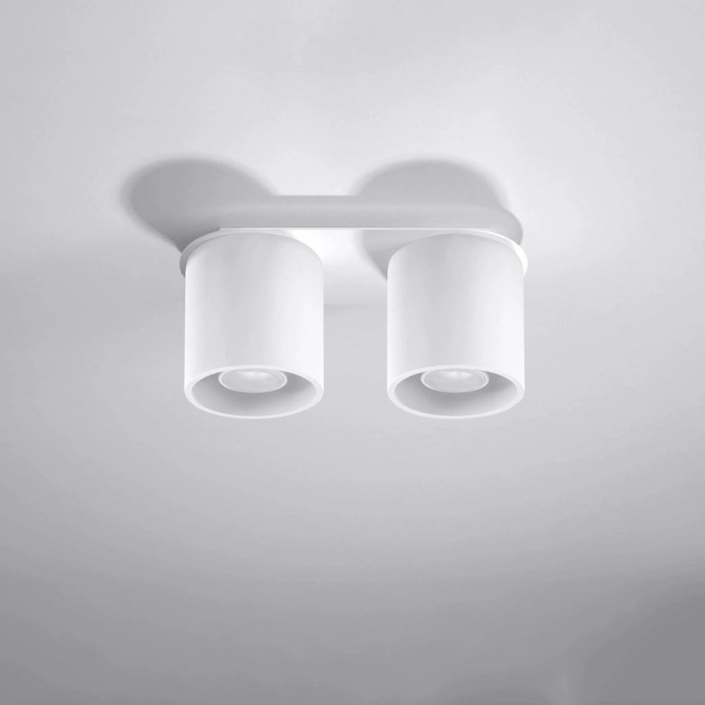 Faretto soffitto RONDEO 2 luci bianco GU10 PureLume
