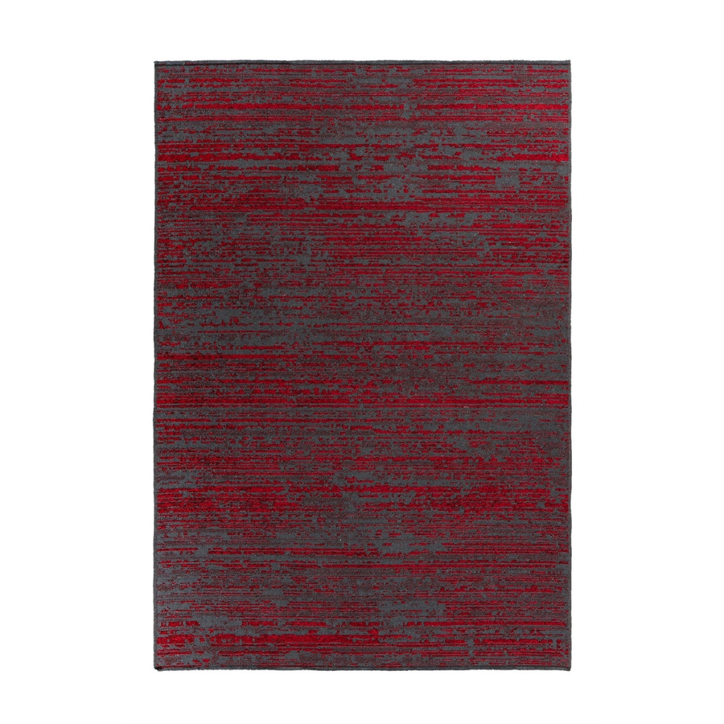 Tappeto moderno Kalevi 100 rosso in ciniglia
