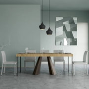 Consolle allungabile 90x40/300 cm Diamante Premium quercia natura telaio orso