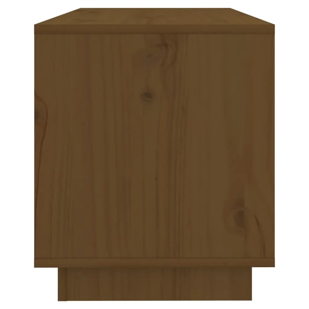 Mobile TV Miele 74x34x40 cm in Legno Massello di Pino