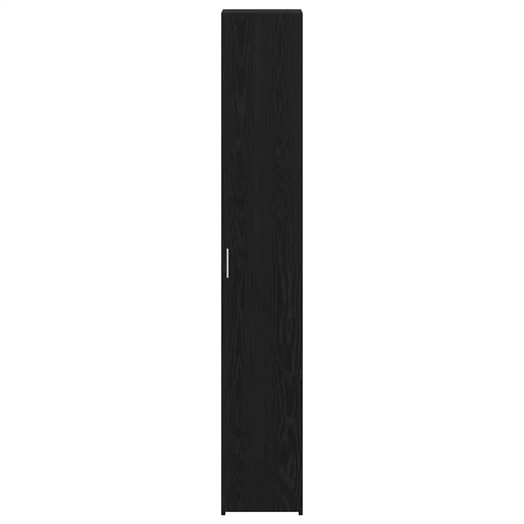 Credenza 2 pcs Rovere Nero 30 x 42,5 x 185 cm 3365578