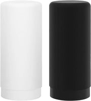 2 dispenser flesse per mano per sapone e shampoo - Flessa in silicone efficiente per il riempimento di detersivo - Adatta per olio essenziale e crema - Facile da utilizzare con funzione di compressione