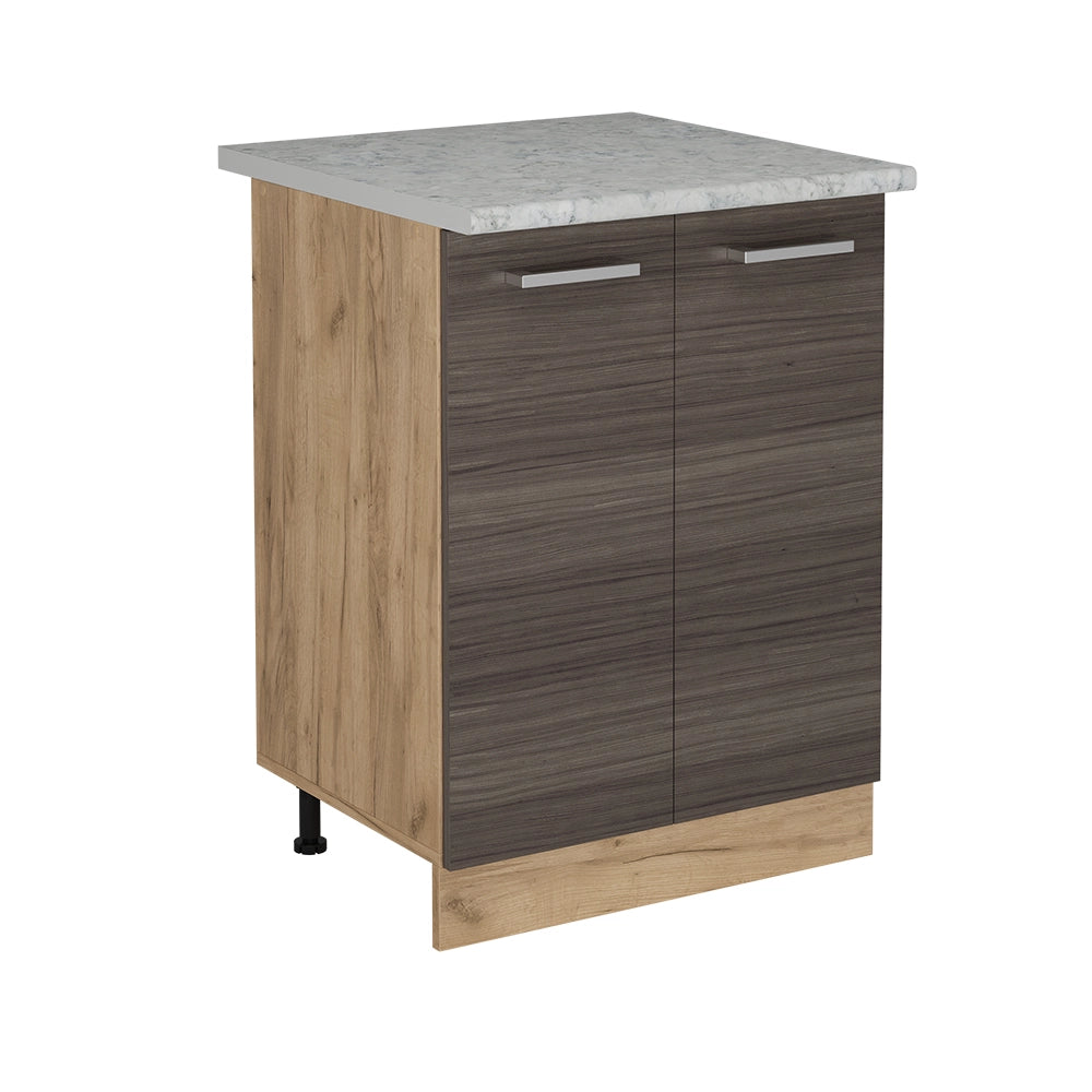 Vicco Mobiletto base cucina Grigio nobile 60 cm PL Marmo