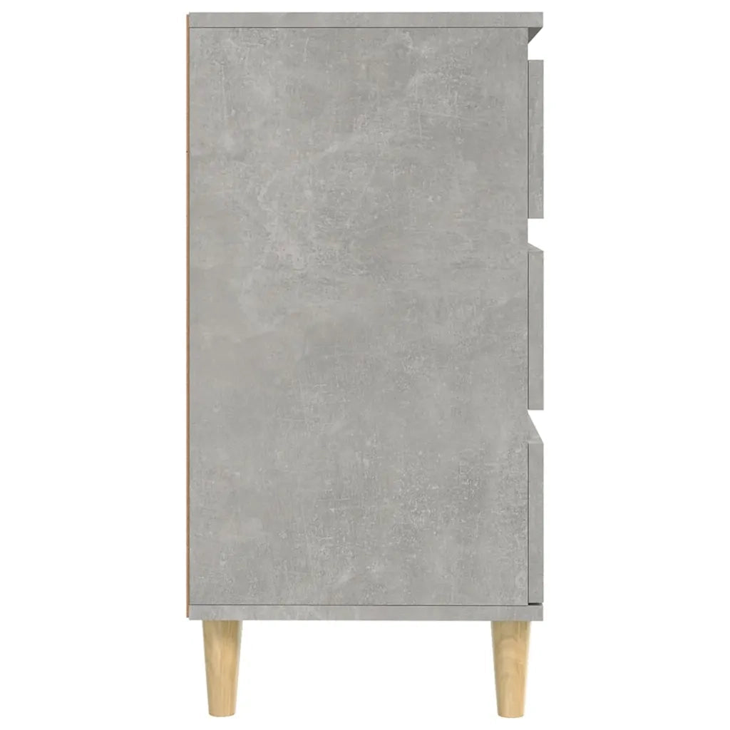 Credenza Grigio Cemento 60x35x70 cm in Legno Multistrato 823044