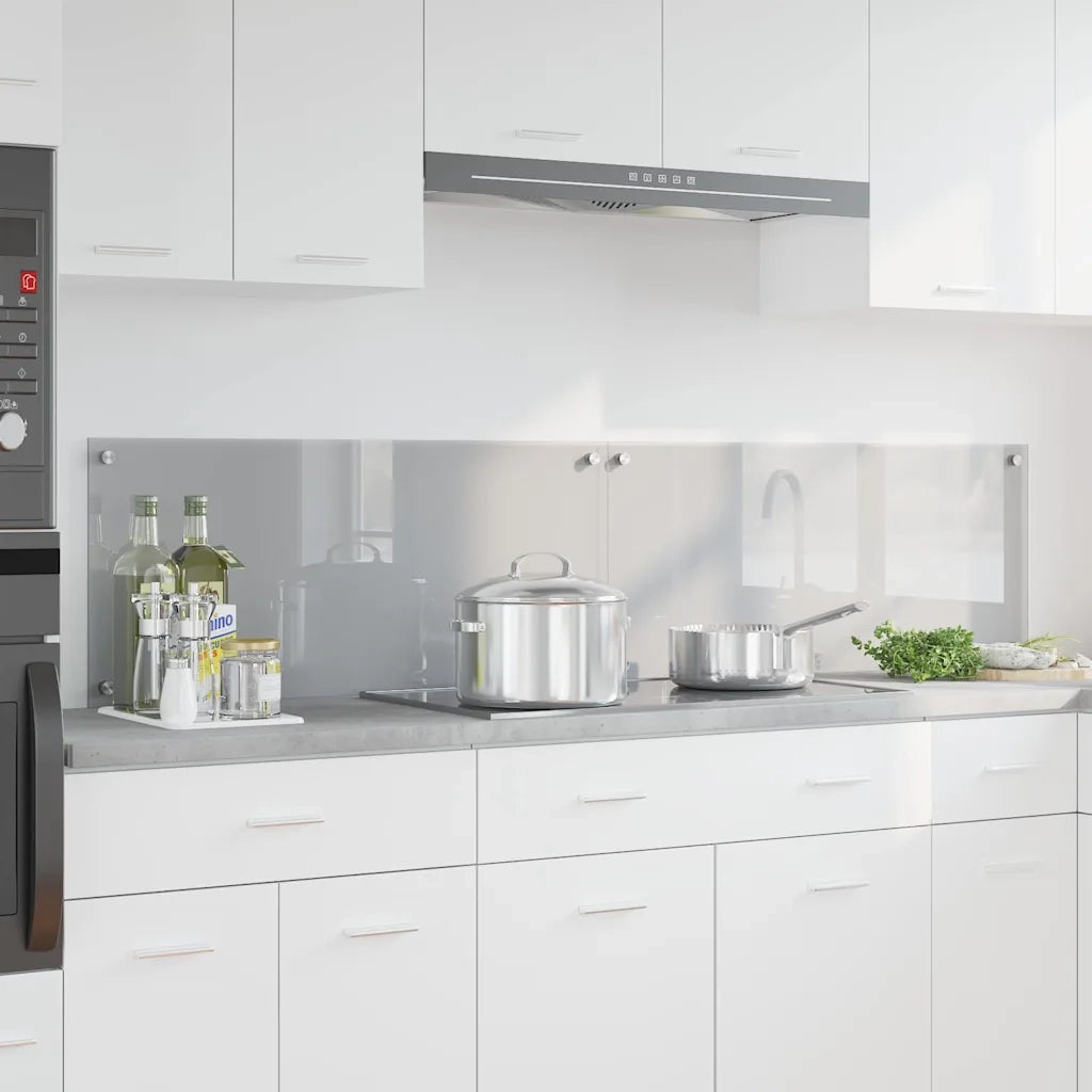 Schienale da cucina 2 pcs Grigio chiaro 90 x 40 cm 3415452
