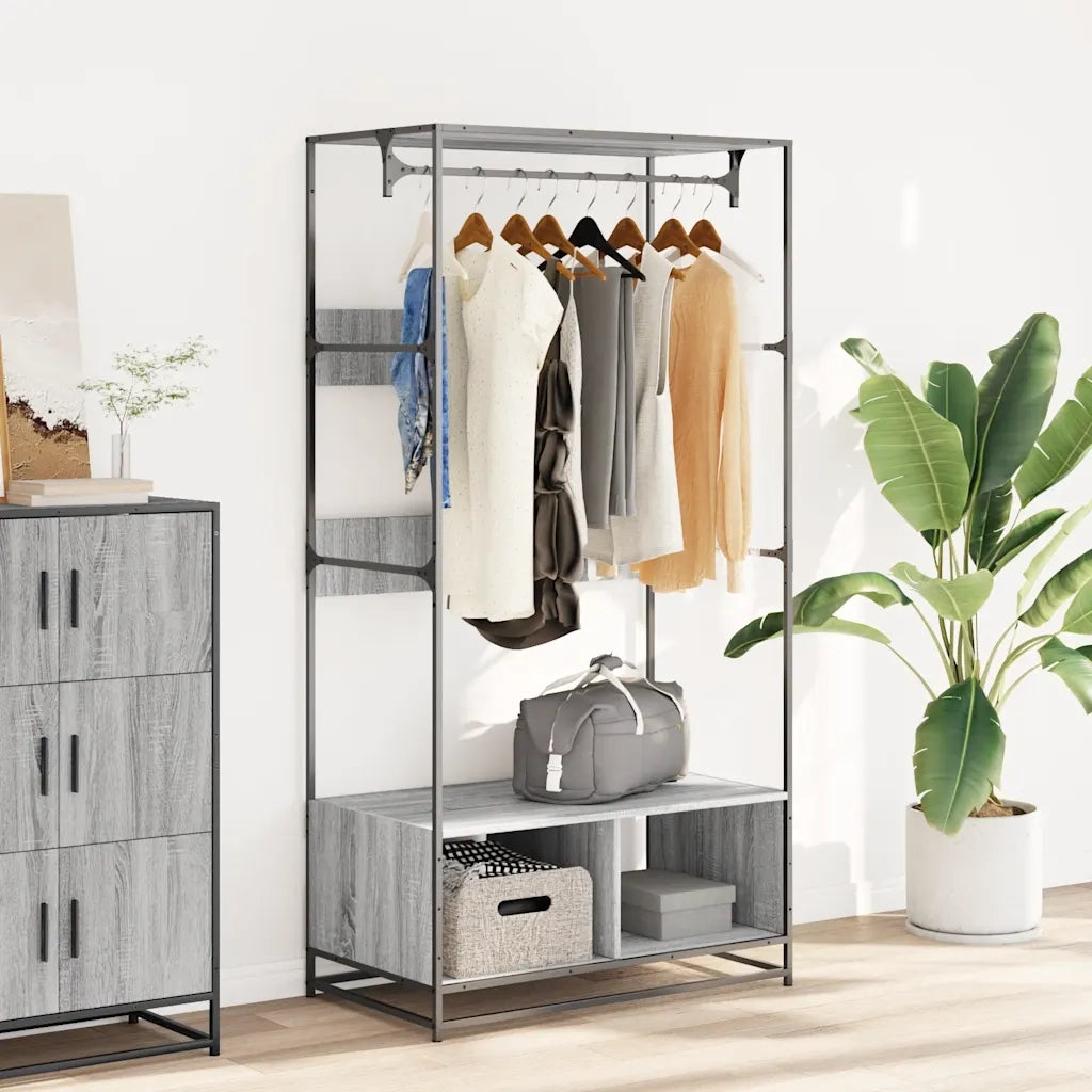 Armadio Grigio Sonoma 90x50x180 cm in Truciolato CFW3723900