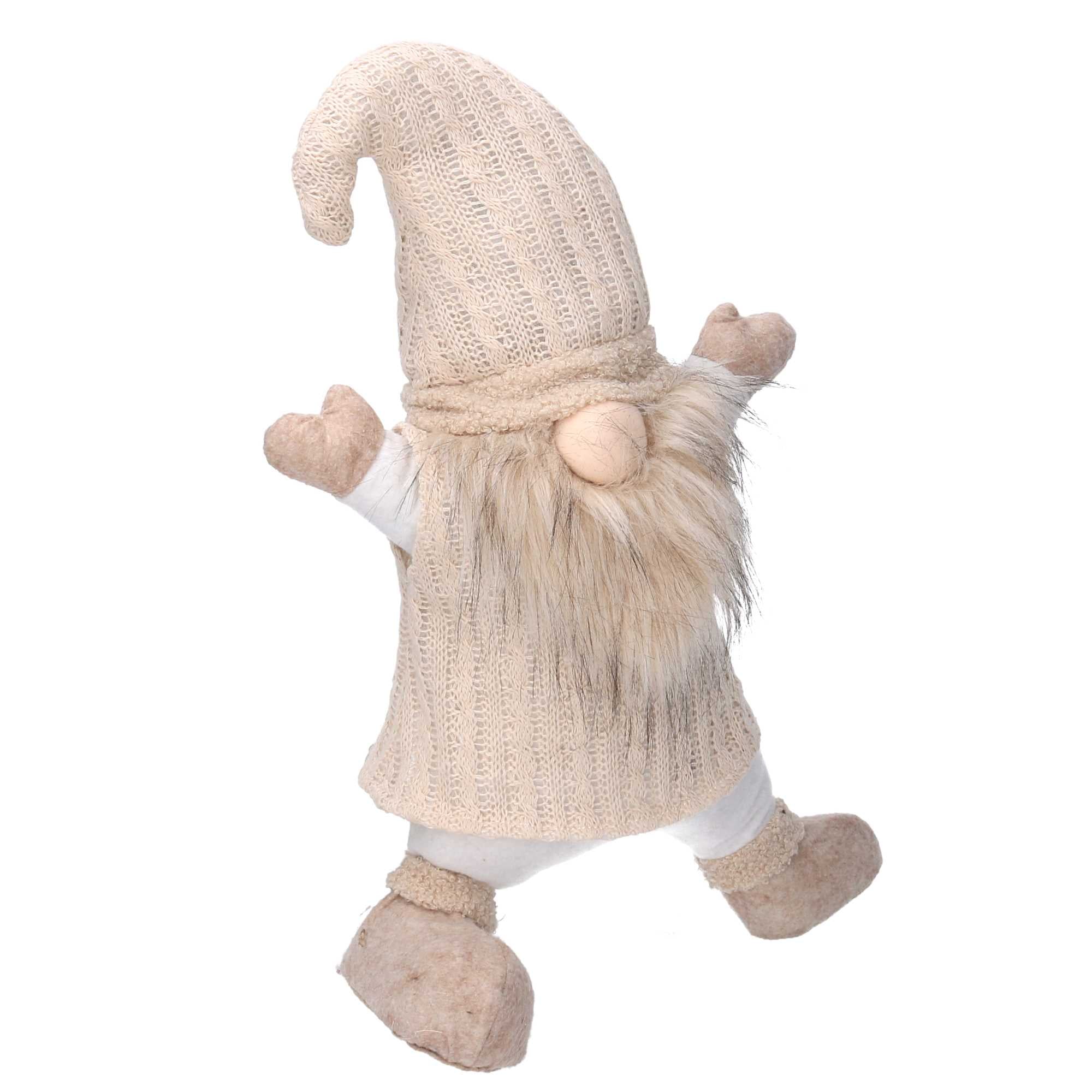 Gnomo tessuto crema cm 25x13xh38