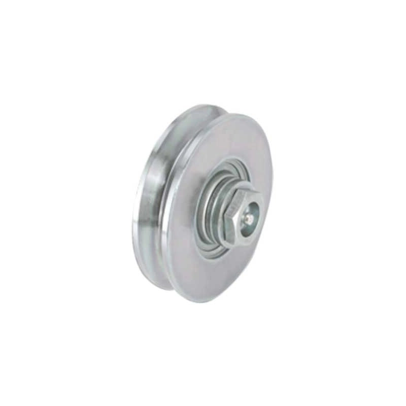 RUOTA CON BULLONE PER CANCELLI C/INGRASSATORE 140 mm