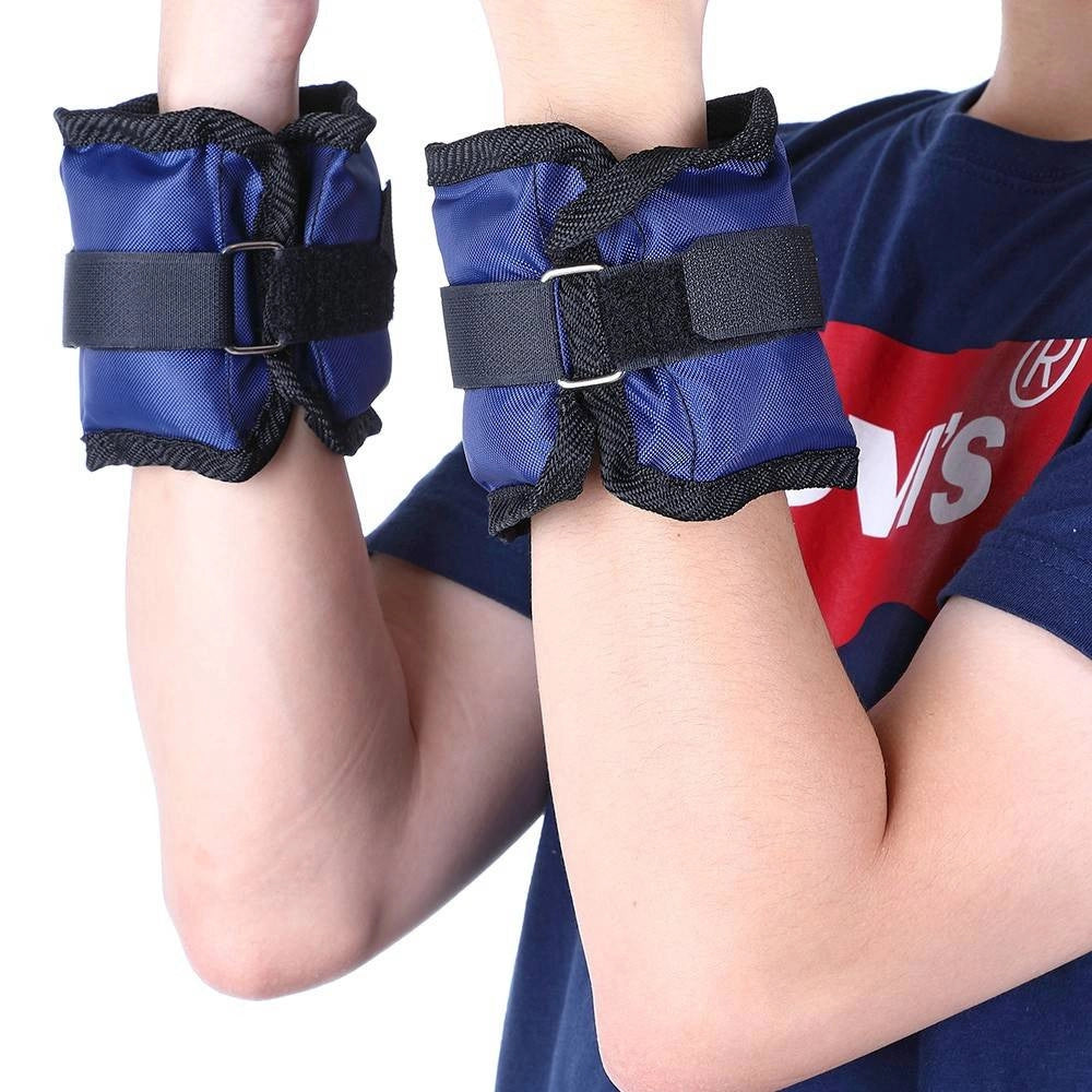Trade Shop - Set 4 Pesi Polsi E Caviglie 3 Kg + 1 Kg Allenamento Palestra Aerobica Fitness -