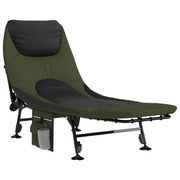Letto da Pesca Gambe Anti Fango Regolabili Pieghevole Verde CFW6177889