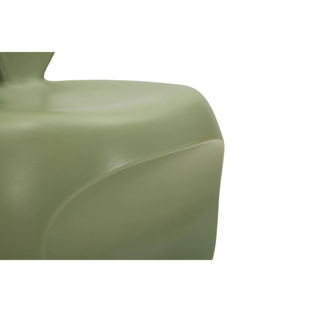 Poltrona Coniglio 1, Verde, Plastica, 57x55x79 cm