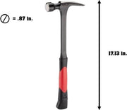 Framing-hammer con manubrio a 2 componenti rosso/nero 2K-Griff superficie liscia Framing-hammer - alta qualità
