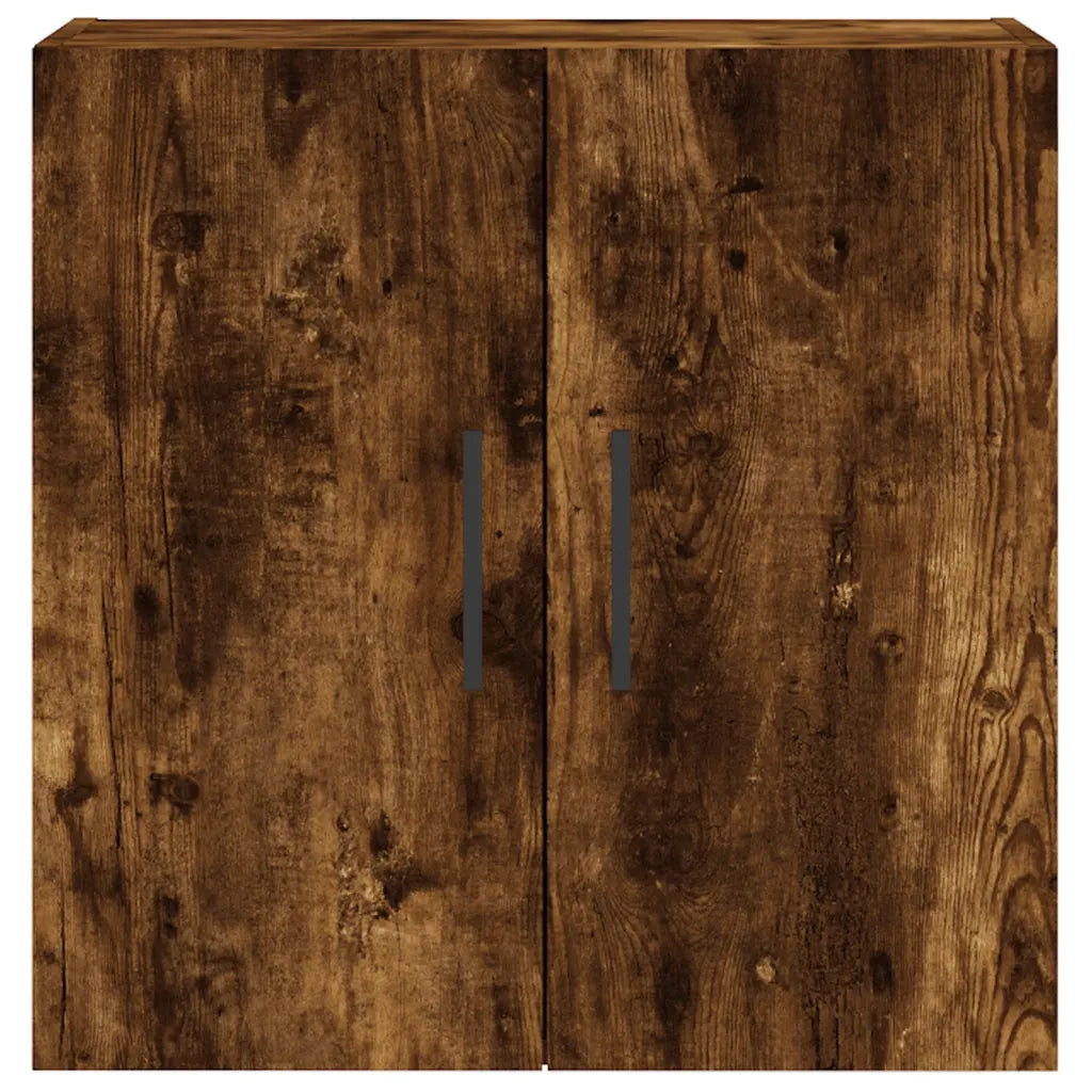 Armadietto a Muro | Mobile a Parete Rovere Fumo 60x31x60 cm in Legno Multistrato